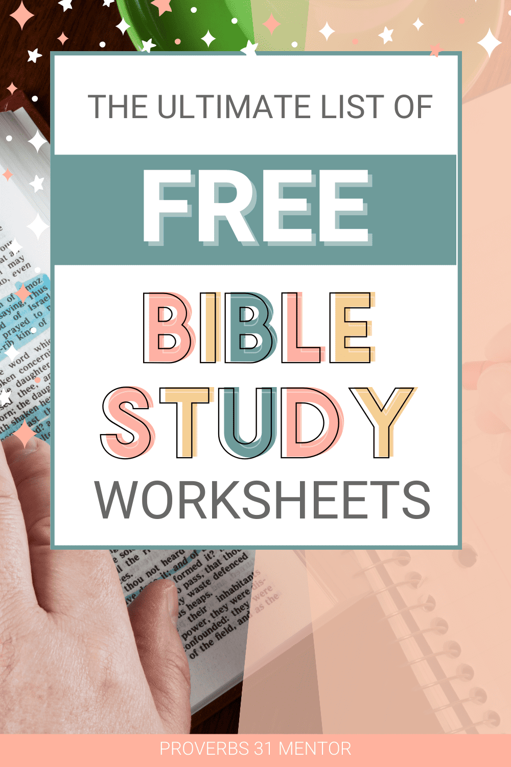 free bible study worksheets and printables for women